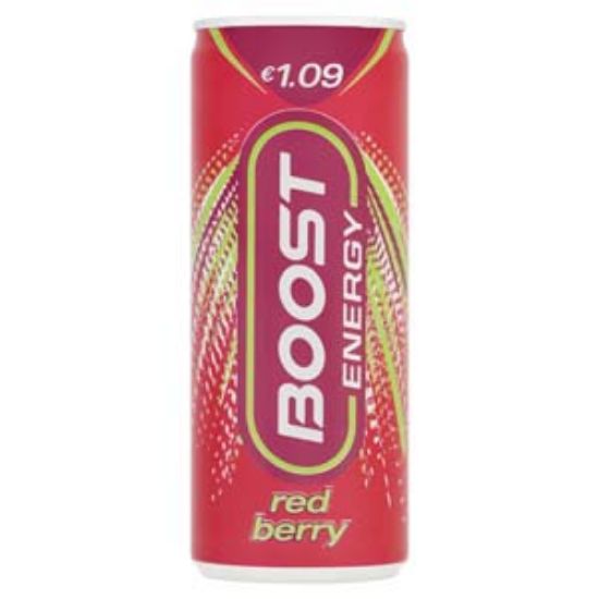 Picture of 250 Boost Red Berry Can PM€1.09 x24 DRS